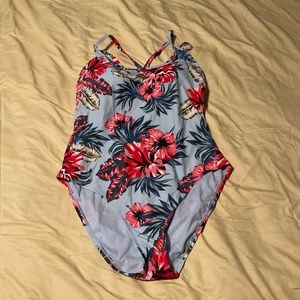 Kona Sol womens one piece bathing suit - size L